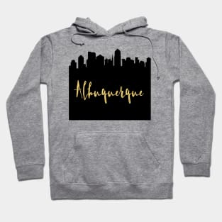 ALBUQUERQUE NEW MEXICO DESIGNER SILHOUETTE SKYLINE ART Hoodie